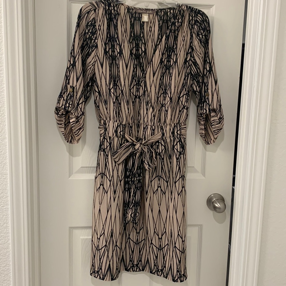 Geometric pattern dress